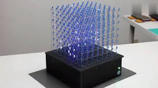 Self-made Electronic Water Cube  牛人自制《电子水立方》