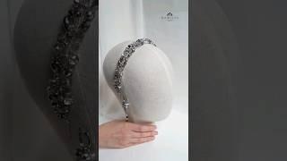 Плетёный ободок и серьги-грозди  Для заказа пишете в группу ВК |#ободоксвоимируками #серьги #бисер