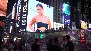 filming times square billboards