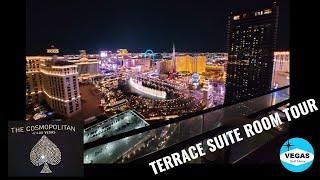 RARE Terrace Suite Room Tour At The Cosmopolitan Hotel Las Vegas