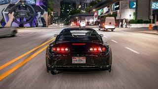 CarX Street - Toyota Supra MK4 Gameplay + Customization | Moza R16