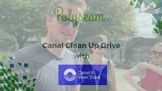 Polyseam Canal Clean-up with the Canal & River Trust