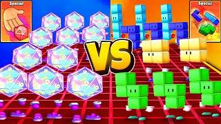 16v16 DICE vs TETRIS in Stumble Guys!