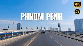 2025 Scenic Drive through Riverside in Phnom Penh City | 4K HDR