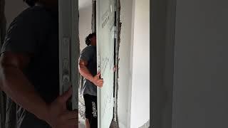 Fire-rated door frame assembly