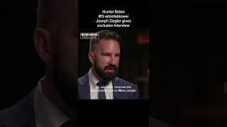 Hunter Biden IRS whistleblower talks exclusively to CBS News #shorts