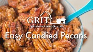 Easy Candied Pecans