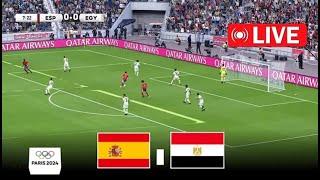 LIVE : Spain U23 vs Egypt U23 | Football Olympic Games Paris 2024