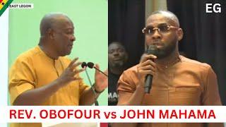 Rev. OBOFOUR asked John MAHAMA 3 Deep Questions & JM Promised @ Fellowship With The Clergy