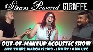 Steam Powered Giraffe - Live Out-Of-Makeup Acoustic Show - March 19th 2020