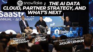 Snowflake's CEO on the AI Data Cloud, Partner Strategy, and What’s Next