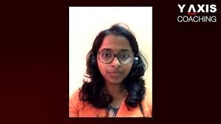 Damini Nayak advances confidently with Y-Axis's GRE coaching