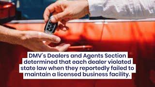 Four Wisconsin wholesale dealers have licenses revoked by DMV, violated state law