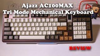 Ajazz AC100MAX Tri Mode Mechanical Keyboard With Screen REVIEW