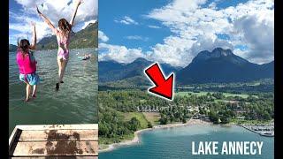 CHECKING INTO THE MOST EXPENSIVE CAMPSITE! (LAKE ANNECY FRANCE)