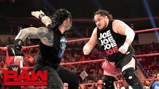 Roman Reigns and Samoa Joe spark an all-out brawl : Raw, July 29, 2019