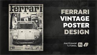 How To Make a Vintage Poster - Photoshop Tutorial