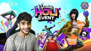 HOLI UPCOMING EVENTS  Garena Free Fire