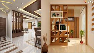 Room Divider Design Ideas | Wooden Partition Wall Design | Living Room Partition Wall Interior Ideas