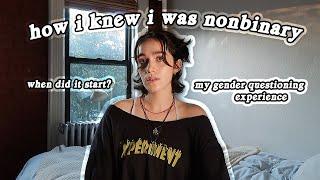 how i knew i was nonbinary