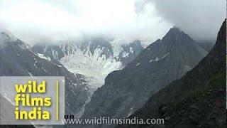 Mt. Kolahoi : source of Lidder river en route Amarnath