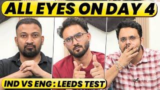 India 96 Ahead with 2 Down – Rahul Looks Solid | Day 4 Set to Be Crucial in Leeds