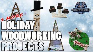 DIY #Holiday #Woodworking Projects | 5 Festive Christmas Decorations You Can Build!