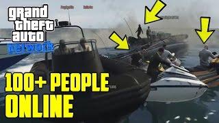 100+ PEOPLE ON A GTA 5 RP SERVER IN GTA 5 ONLINE!