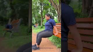 Triceps Dips in the park! Elevate your performance with outdoor workouts #outdoorworkout