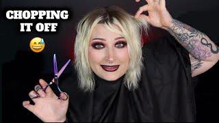 Revealing my damaged hair, and chopping it off!