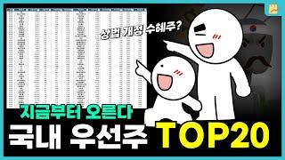 상법 개정 수혜주 찾기! 국내 우선주 113개 전부 정리해 보았습니다