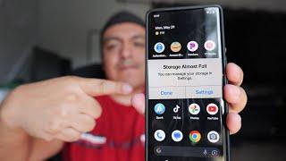 1% storage left,  how to Free up space on your phone.