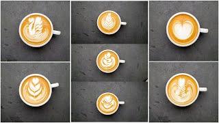 7 Top Latte Art Designs - Basics and Advanced latte art for Barista