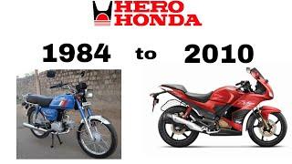 The full history of HERO HONDA  BIKES from 1984 to 2010 | Hero Honda bikes list - Part 1