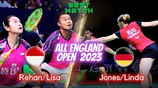 Rehan Naufal Kusharjanto/Lisa Ayu Kusumawati vs Jones Jansen/Linda Efler | All England Open 2023