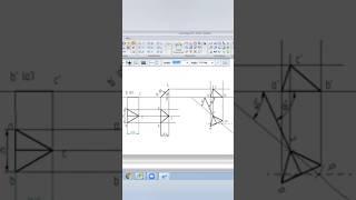 Projection of Planes -Beta angle #caed #solidedge #projectionofplanes