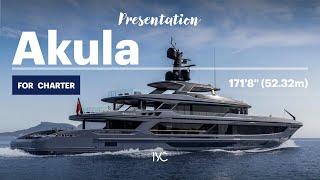 AKULA | The thrilling 172' (52m) Baglietto supercharged yacht | For charter with IYC