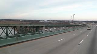 Crossing the "Delaware Memorial Bridge" on the way to Washington D.C. - December 19, 2016