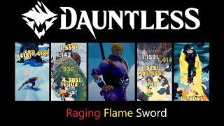 Dauntless Raging Flame Sword