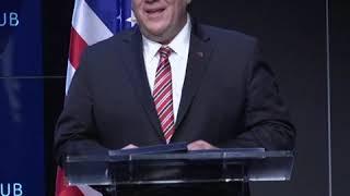 蓬佩奥硅谷讲话 呼吁美国科技公司与中国做生意时三思