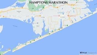 Hamptons Marathon Course Map