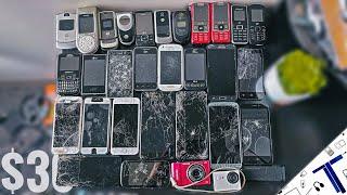 I Bought 30 Old Phones For $30! | Lets See If They Work!