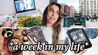 Spend the Week with Me Reading "Hyped" Books, NYC Dating, and my Hair Care Routine