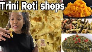 Trying Roti From Popular Shops In Central Trinidad | Trini Roti Mukbang