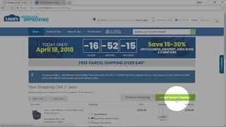 How to apply Lowe's coupon code?