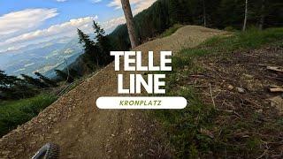 Telle Line Bikepark Kronplatz Italy full run POV RAW