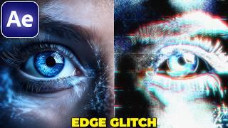 EDGE GLITCH Transition in After Effects