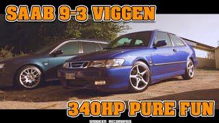 Adam's fabriksnya Saab 9-3 Viggen || 110% Genomgången med 340hp