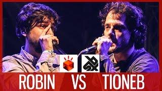 ROBIN vs TIONEB  |  Grand Beatbox LOOPSTATION Battle 2017  |  1/4 Final