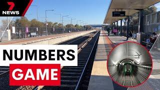 Cabinet kept in the dark over the true number of passengers set to use the Suburban Rail Loop| 7NEWS